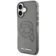 Karl Lagerfeld IML Rhinestones Karl Head vāciņš iPhone 16, melns