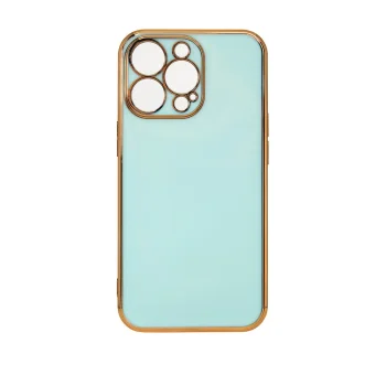 Vāciņš Xiaomi Redmi Note 11 Lighting Color Case, piparmētru ar zelta rāmi