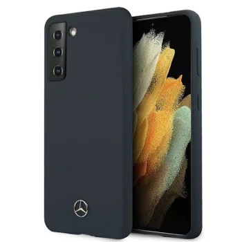 Mercedes Samsung Galaxy S21 vāciņš Silicone Line, zils