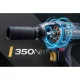 Akumulatora triecienuzgriežņatslēga Humberg HM-440 21V 350Nm, 4.0Ah