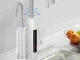 Caurplūdes ūdens sildītājs ar filtru un LCD ekrānu, 3000W, balts