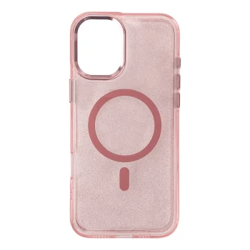 Glitter Case MagSafe vāciņš Samsung Galaxy A36 5G, rozā