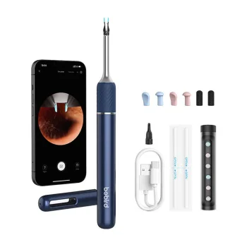 Viedais Otoskops Bebird Note 5 10MP Kamera Zils