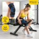 4FIZJO elastīgs ceļa locītavas stabilizators M, melns ar zaļu