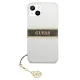 Guess iPhone 13 mini vāciņš 4G Strap Charm, caurspīdīgs