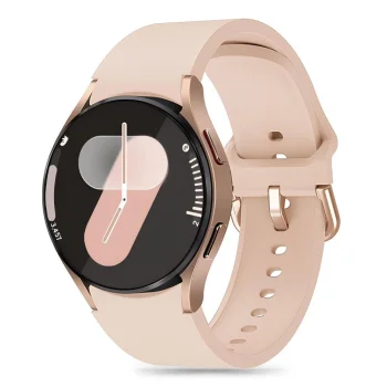 Tech-Protect Silicone siksniņa Samsung Galaxy Watch 4/5/5 Pro/6/7/FE, Bēša