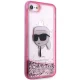 Karl Lagerfeld iPhone 7/8/SE 2020/2022 vāciņš KLHCI8LNKHCP Rozā