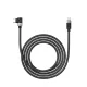 USB-C uz USB-C kabelis Orico C2CW PD 100W 480Mb/s 90° leņķa 0.5m, melns