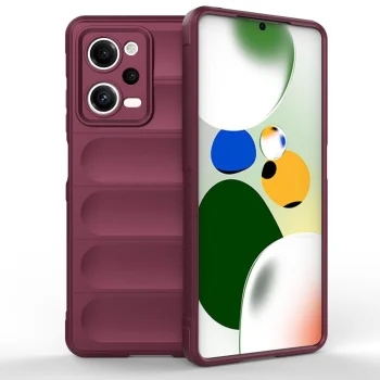 Hurtel Xiaomi Redmi Note 12 5G / Poco X5 5G vāciņš Magic Shield Case, bordo