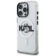 Karl Lagerfeld IML Choupette Head Sketch MagSafe vāciņš priekš iPhone 16 Pro, caurspīdīgs