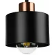 Griestu lampa ZD131 ar 4 spuldžu ligzdām, melna