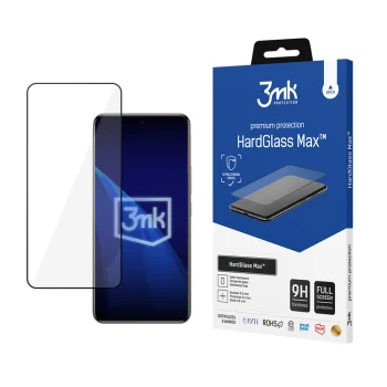 Aizsargstikls 3mk HardGlass Xiaomi Redmi Note 15 Pro 4G, melns