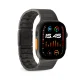 Puro TITAN nerūsējošā tērauda siksniņa Apple Watch 42/44/45/49mm, melna