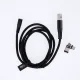 Maxlife MXUC-03 magnētiskais kabelis 3-in-1 USB uz Lightning / USB-C / microUSB 1m 3A, Melns