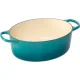 Le Creuset Signature ovāls čuguna sautējamais trauks 31 cm, 6.3 l, Bleu Riviera
