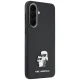 Karl Lagerfeld Saffiano w/ K&C Metal Logo vāciņš Samsung Galaxy A57 5G, melns