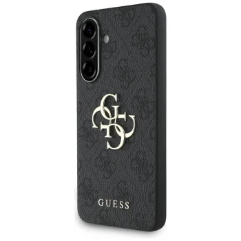 Guess Big 4G Logo Classic Logo vāciņš Samsung Galaxy A36 telefonam, melns