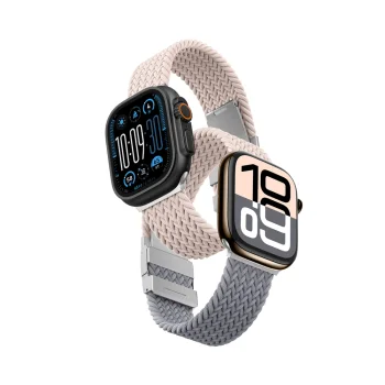 2 siksniņu komplekts AmazingThing Blend Band priekš Apple Watch 45/46/49mm, rozā/pelēks