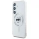 Karl Lagerfeld Button Choupette MagSafe vāciņš Samsung Galaxy S25+, balts