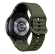 Tech-Protect Samsung Galaxy Watch 4 / 5 / 6 / 7 / FE siksniņa Silicone Sport, zaļa