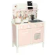 Bērnu koka virtuve MDF Lulilo FLoro ar traukiem 82cm, Rozā | Children\'s Wooden Kitchen