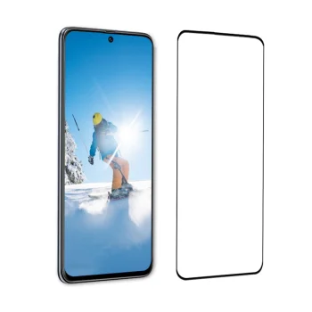Samsung Galaxy A71 (SM-A715F) 5D Full Cover Tempered Glass Screen Protector | Aizsargstikls ekrānam pilna pārklājuma