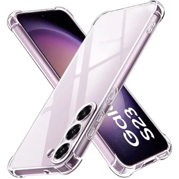 Clin Anti Shock 1.5mm caurspīdīgs vāciņš Samsung Galaxy S23 Ultra