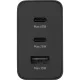 Samsung Trio 65W Sienas Lādētājs 2x USB-C 1x USB-A Melns