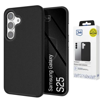 3mk Fortis MagCase vāciņš Samsung Galaxy S25, melns