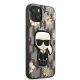 Karl Lagerfeld iPhone 13 vāciņš Monogram Iconic Karl Grey