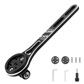 Rockbros velosipēda turētājs Garmin / GoPro ierīcēm, melns