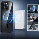 ESR Classic Hybrid HaloLock MagSafe vāciņš un aizsargstikls iPhone 16 Pro Max, caurspīdīgs ar melnu rāmi