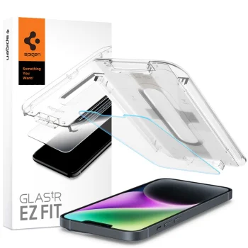 Spigen Glas.tR EZ Fit Privacy aizsargstikls iPhone 13 / 13 Pro / 14 / 16e