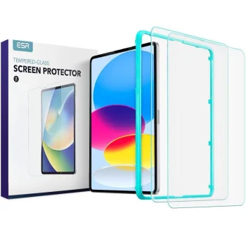 Apple iPad Air 4 (2020) (A2324 A2072) Tempered Glass ESR | Aizsargstikls (Šaurs līdz Izliekumiem) 2 gab.