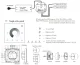 Skārienjutīgs LED regulators T1, 12-48V DC, 2 kanāli, balts