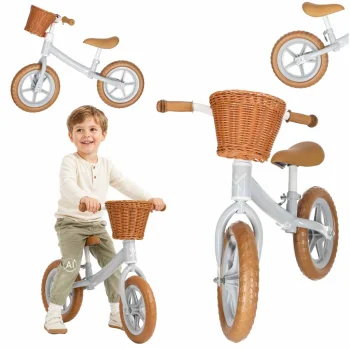 Balansa velosipēds Trike Fix Balance ar grozu, brūns