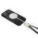 Spigen Cyrill Classic Charm MagSafe vāciņš iPhone 16 Pro Max ar siksniņu, melns