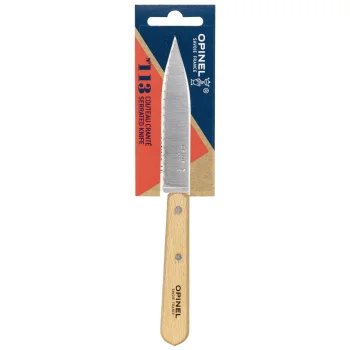 Virtuves nazis ar zobainu asmeni Opinel No. 113, 10 cm, dabīgs