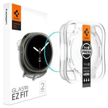 Aizsargstikls Spigen Glas.TR Ez-Fit priekš Samsung Galaxy 8 40mm, caurspīdīgs (2 gab.)