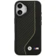 BMW M Carbon Line & Logo MagSafe vāciņš priekš iPhone 17, melns / dzeltens