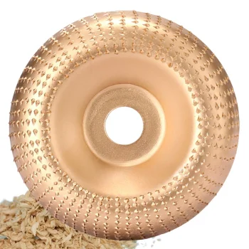 Koka frēzēšanas un slīpēšanas disks leņķa slīpmašīnai, 125 mm, zelta