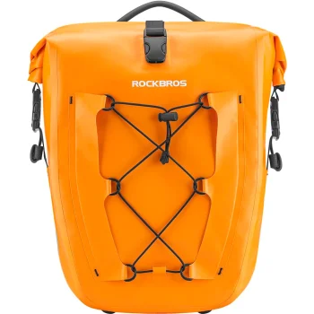 Rockbros 30140022003 ūdensnecaurlaidīga velosipēda bagāžnieka soma 25-32L, oranža
