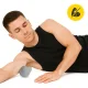 Dubultā masāžas bumba 4FIZJO Double Lacrosse Ball, pelēka