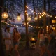 Forever Light SUNARI FLS-180 Saules Bateriju LED Virtene 8.5m 10+1 Spuldzes 1800mAh ar Pulti