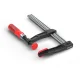 Skrūvspīļu komplekts Bessey TGA25SET-135, 2 gab., 250 x 120 mm, melns/sarkans
