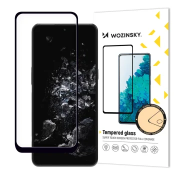 Wozinsky Full Glue aizsargstikls OnePlus 10T / Ace Pro, melns