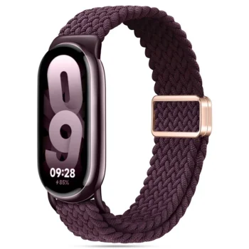 TECH-PROTECT NYLONMAG XIAOMI SMART BAND 8 / 9 NFC TUMŠI ĶIRSIS | DARK CHERRY
