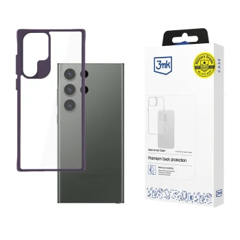 3Mk Protection Satin Armor Case+ vāciņš Samsung Galaxy S24 Ultra, Purple / Transparent