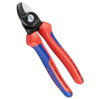 Kabeļu griezējs KNIPEX 95 12 165, 165 mm, sarkans / melns
