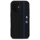BMW Silicone Hexagon Blue Line MagSafe vāciņš iPhone 16, melns